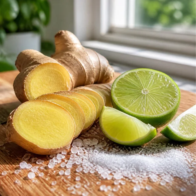 Ginger and lime